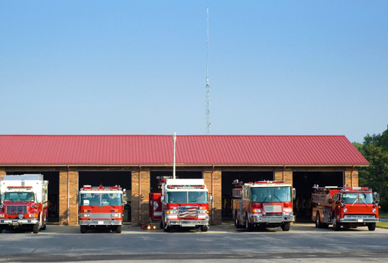 Fire Station Solid Steel Buildings Inc