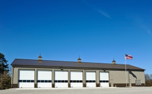 New Commercial Metal Building to be utilized as a New Fire Station.